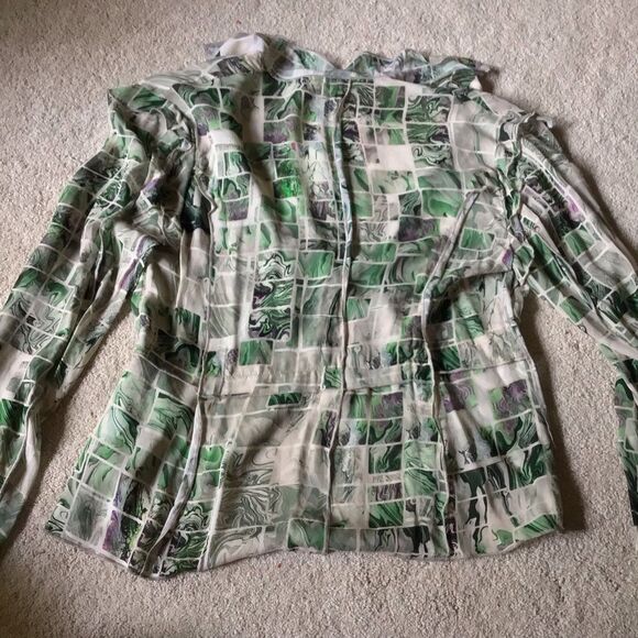 Lola & Sophie Tile Print Drawstring Jacket - Picture 10 of 10